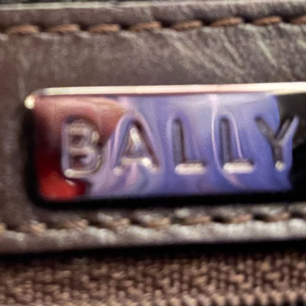 Bally Vintage Authentic Chocolate Brown Leather Shoulder Bag - Picture 12 of 13